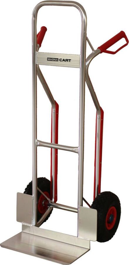 MAGNA CART Magnacart Steekwagen 200KG Staal 42 x 48 x 117 5 CM Wielen voor elk Terrein Zilver