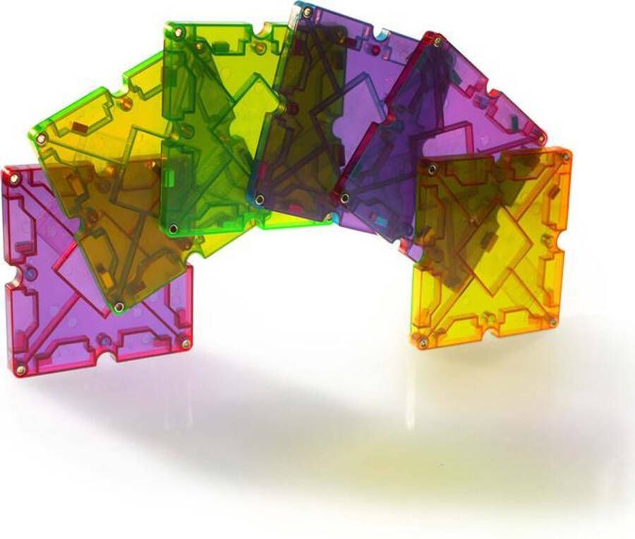 Valtech Magna Tiles 40 stuks Freestyle Clear Colors Constructiespeelgoed