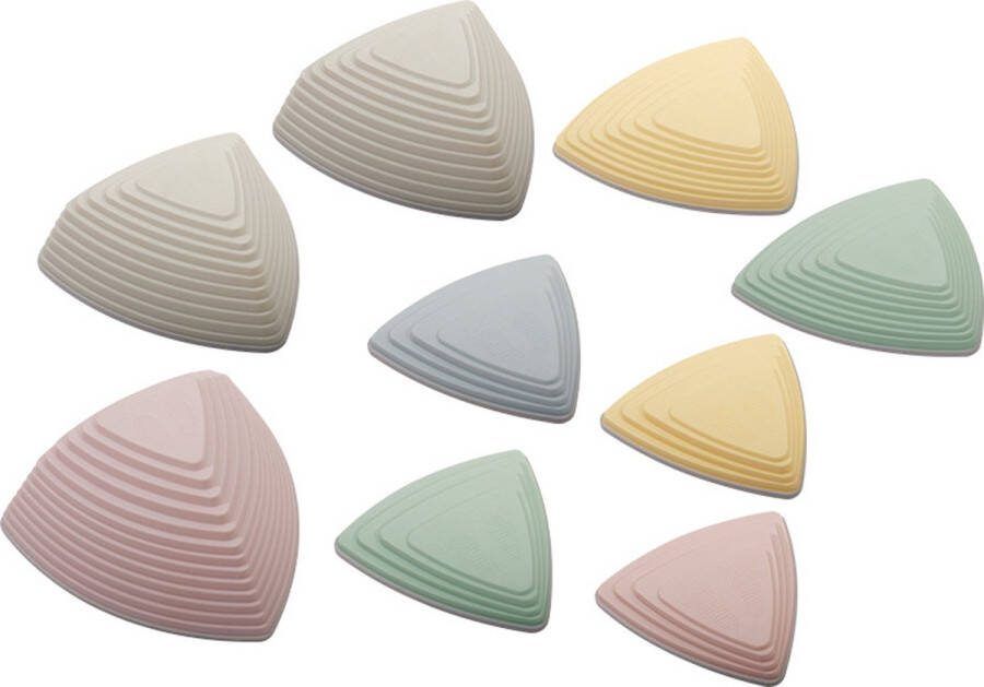 Magneetfeest Stepping Stones Balans stenen 9 stuks Pastel Montessori Evenwicht Ontwikkeling speelgoed Balans speelgoed Kinder speelgoed Educatief speelgoed Rivierstenen