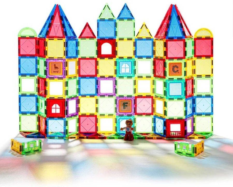 Magplayer Magnetic Tiles 103 stuks Constructiespeelgoed