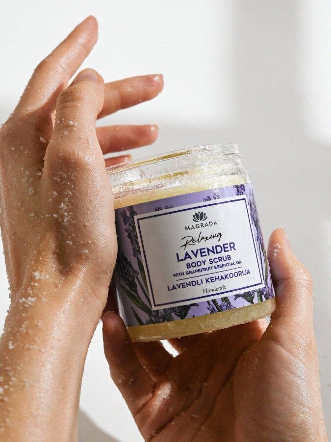 Magrada Lavender Body Scrub With Grapefruit Essential Oil – 250 ml