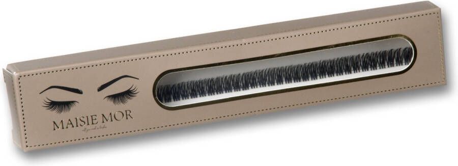 Maisie-Mor Lashes Sweetheart 12mm Ribbon lashes Nepwimpers Wimperextensions Cluster Lashes Wimpers