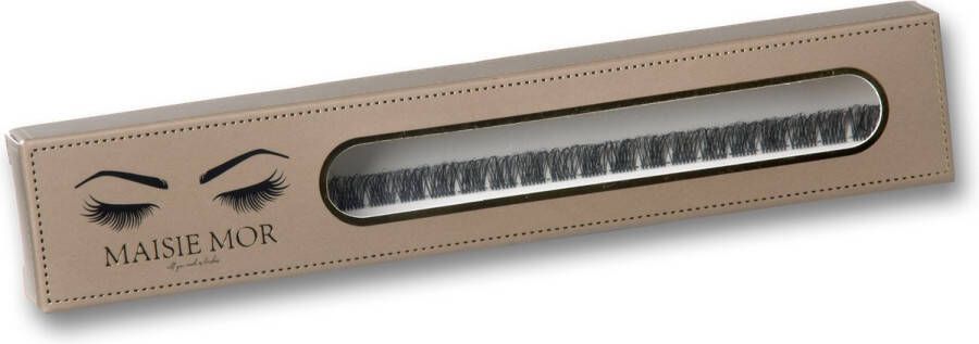 Maisie-Mor Wimpers Lovely 12mm Ribbon lashes Nepwimpers natuurlijk Wimperextensions Cluster Lashes