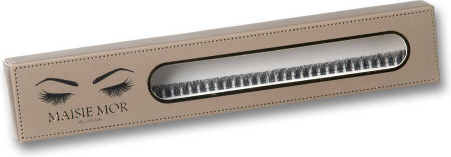 Maisie-Mor Wimpers Classy 10mm Ribbon lashes Wimperextensions Cluster Lashes DIY Nepwimpers