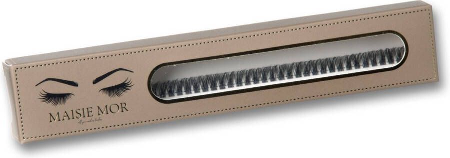 Maisie-Mor Wimpers Classy 12mm Ribbon lashes Nepwimpers Wimperextensions Cluster Lashes