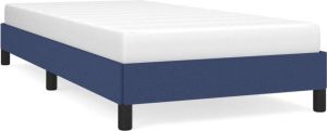Maison Exclusive Bedframe stof blauw 100x200 cm