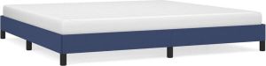 Maison Exclusive Bedframe stof blauw 200x200 cm
