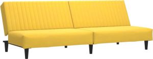 Maison Exclusive Slaapbank 2-zits fluweel geel