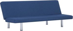 Maison Exclusive Slaapbank polyester blauw