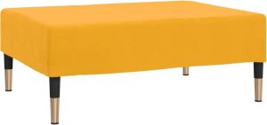 Maison Exclusive Voetenbank 78x56x32 cm fluweel geel