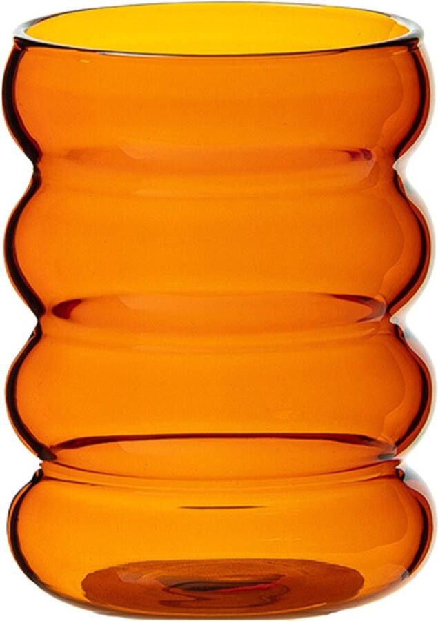 Maison Saar Drinkglas 2-delige set 34cl Orange Waves