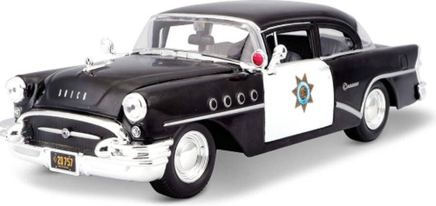 Maisto Buick Century 1955 Politie (20 cm) 1 24 {Modelauto Schaalmodel Miniatuurauto Speelgoed}