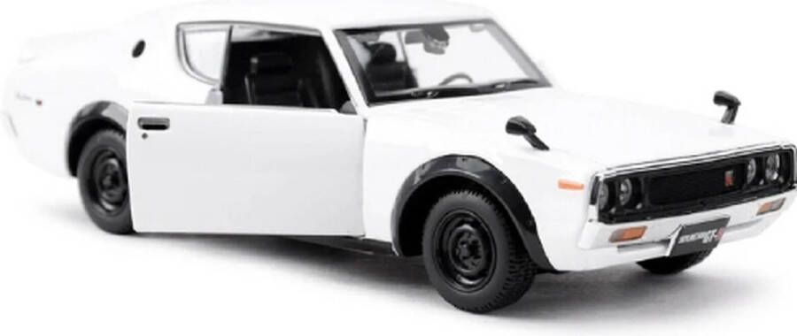 Maisto Nissan Skyline 2000 GT-R 1973 (Wit) (20 cm) 1 24 {Modelauto Schaalmodel Miniatuurauto Speelgoed}