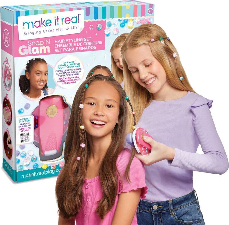 Make it Real Haarkralen Accessoire Set Versier je haar met kralen en bedels