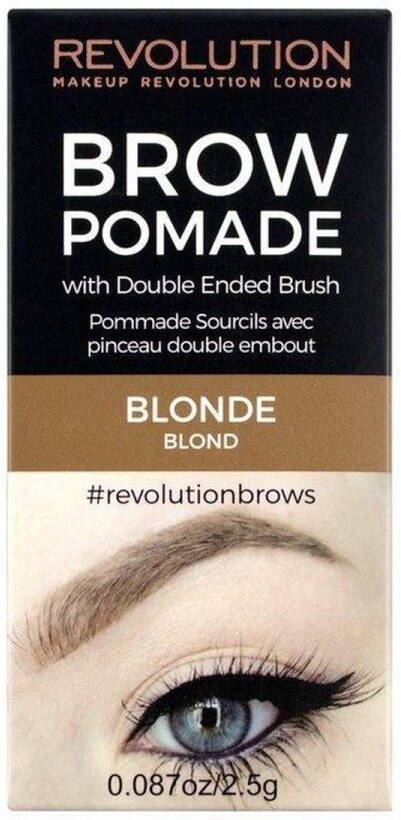 Makeup Revolution Brow Pomade Pomada Eyebrow Blonde 2.5G