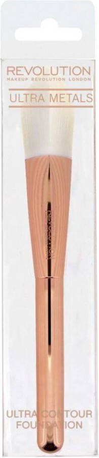 Makeup Revolution Brushes Ultra Metals Contour Brush Kosmetický štětec na konturování 1.0ks