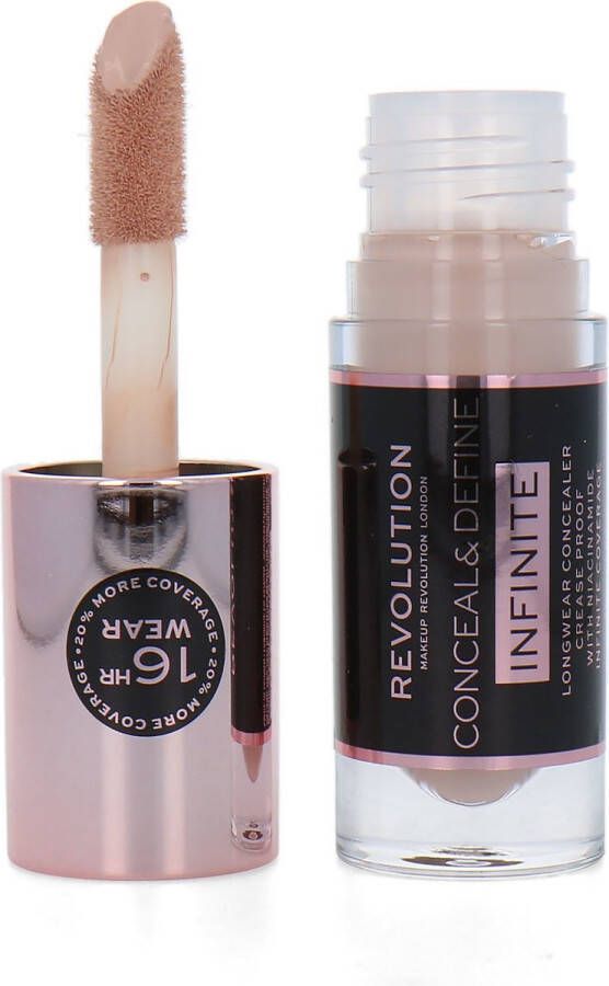 Makeup Revolution Conceal & Define Infinite Longwear Concealer C4