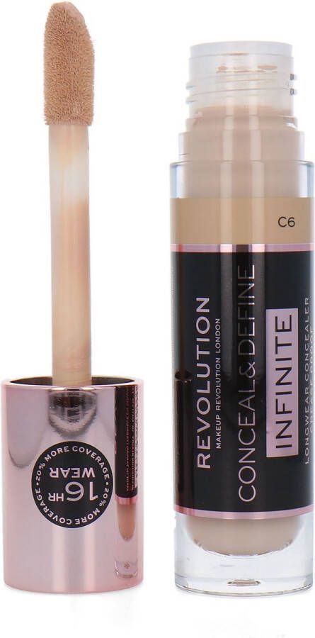 Makeup Revolution Conceal & Define XL Infinite Longwear Concealer C6