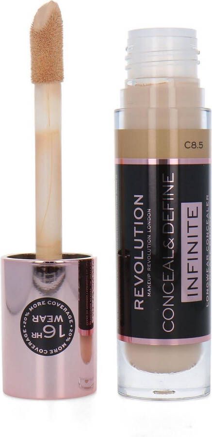 Makeup Revolution Conceal & Define XL Infinite Longwear Concealer C8.5