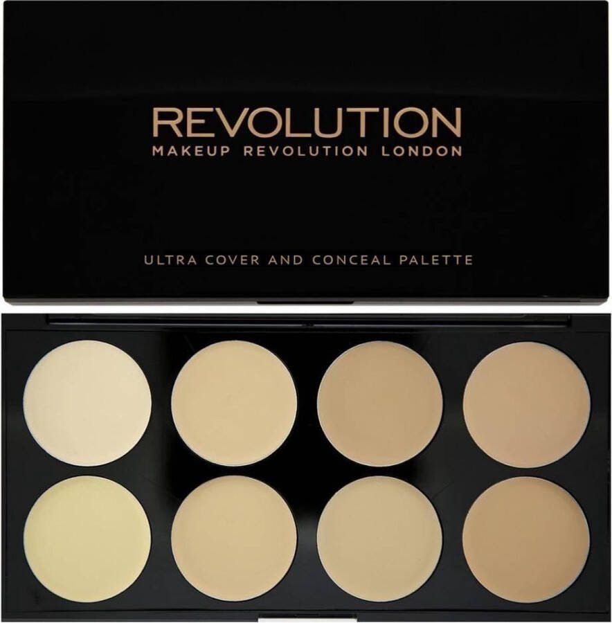 Makeup Revolution Cover & Conceal Cream Palette Light