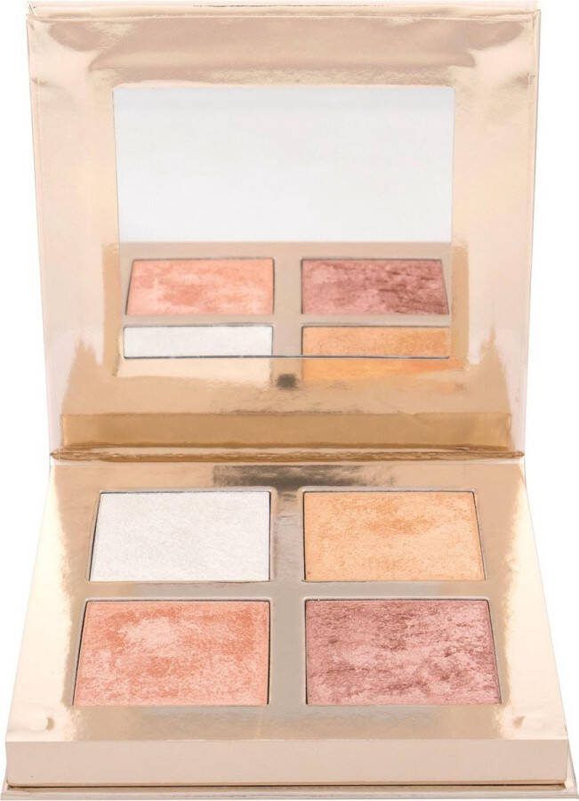 Makeup Revolution Face Quad Highlighter Palette Incandescent
