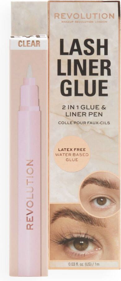 Makeup Revolution False Lash Liner Glue Clear Transparant Wimperlijm Pen