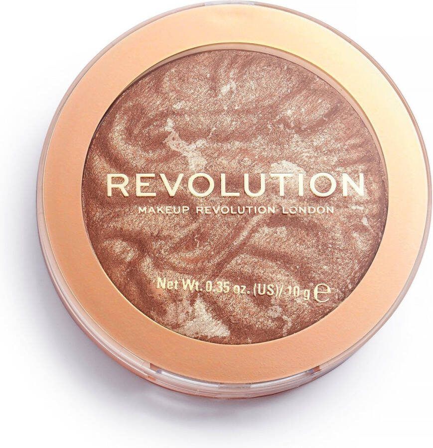Makeup Revolution Highlight Reloaded Time To Shine Bronzer Highlighter