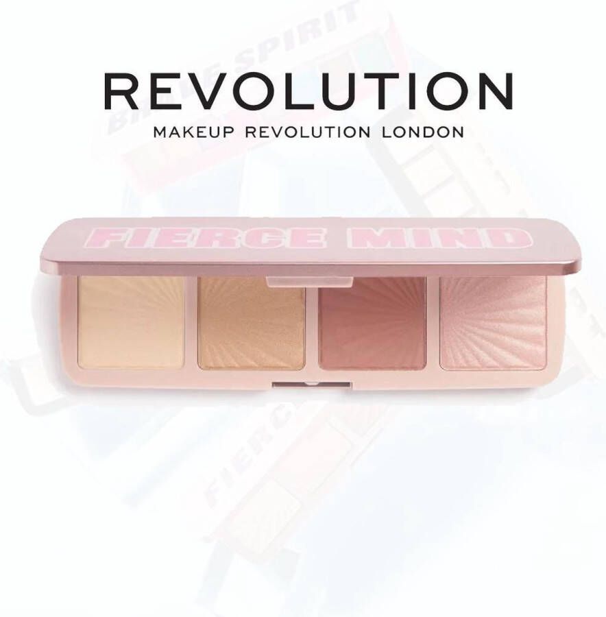 Makeup Revolution Highlighter Palette Fierce Mind