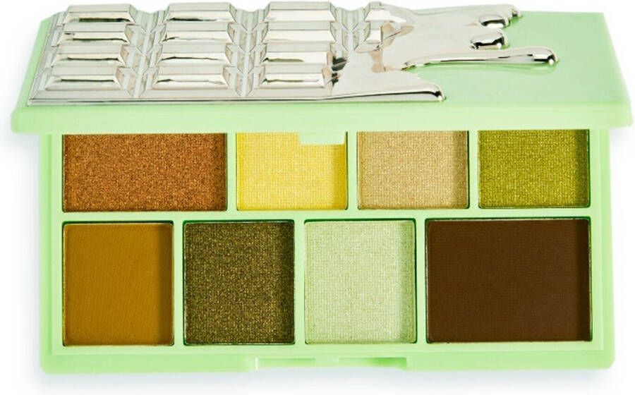 Makeup Revolution I Heart Revolution Mini Chocolate Eyeshadow Palette mini oogschaduwpalette Pistachio Cream 10 2g