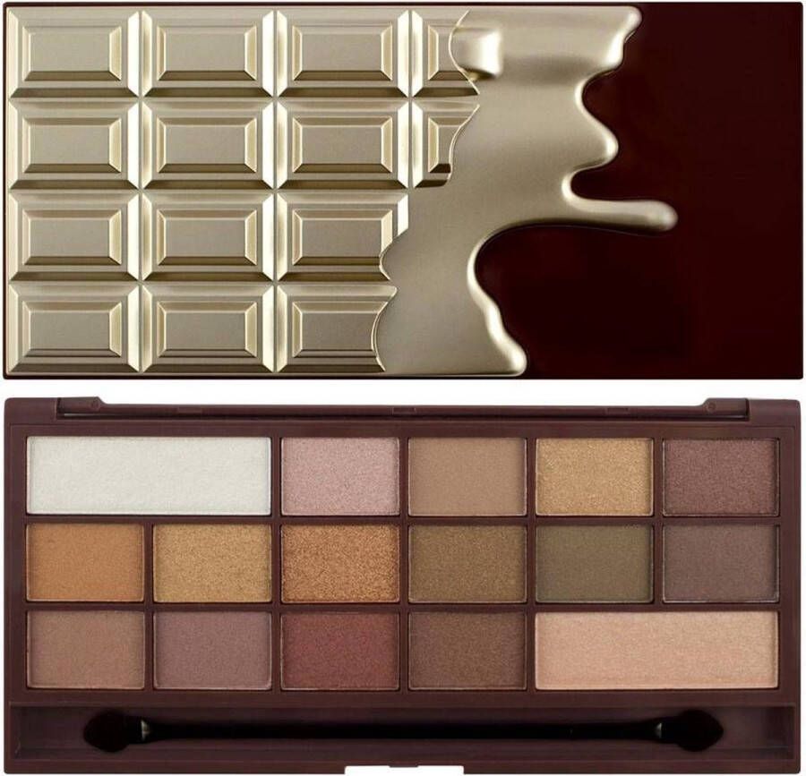 Makeup Revolution I Love Makeup Heart Pallette Golden Bar