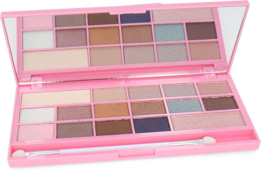 Makeup Revolution I Love Makeup Oogschaduw Palette I Heart Chocolate Pink Fizz