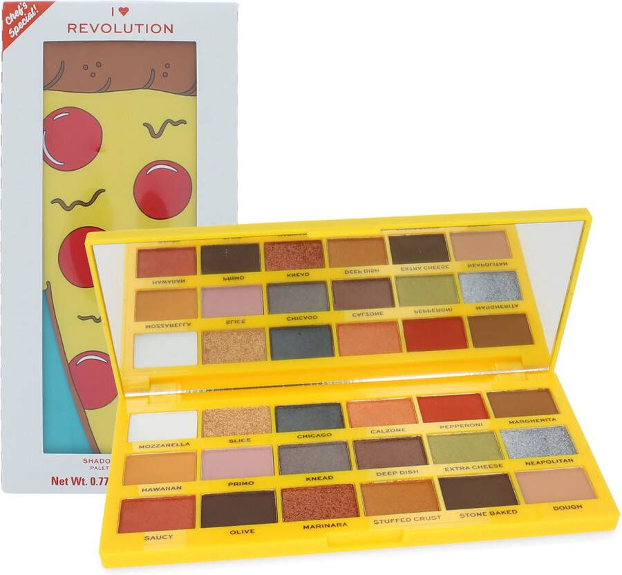 Makeup Revolution I Love Revolution Oogschaduw Palette Tasty Pizza