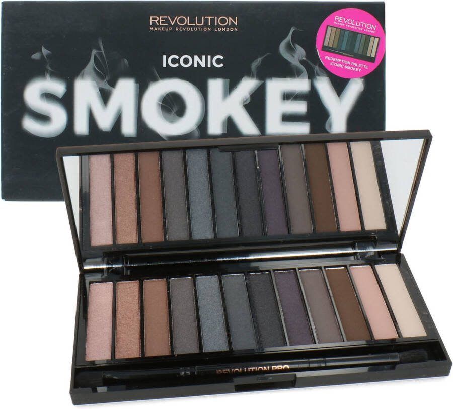 Makeup Revolution Iconic Smoky Oogschaduw Palette