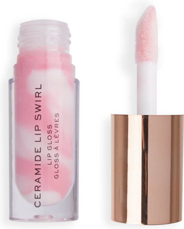 Makeup Revolution Lip Swirl Ceramide Gloss Pure Gloss Clear Lipgloss Transparant Verzorgend