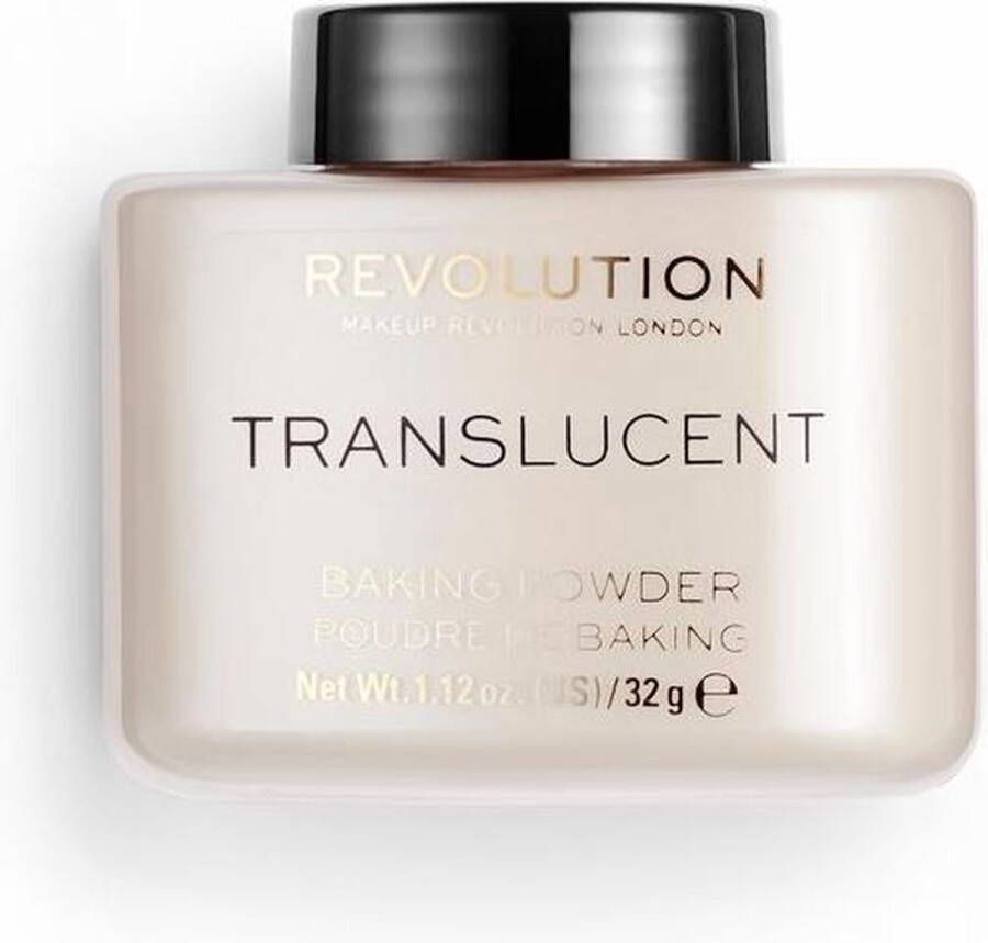 Makeup Revolution Loose Baking Powder Translucent Transparentní pudr 32 g