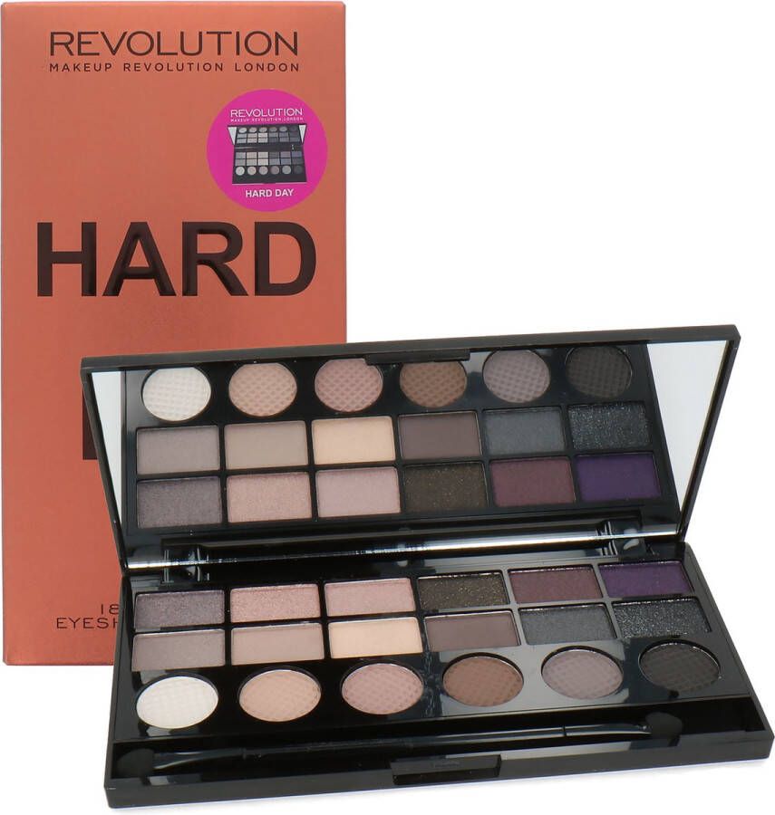 Makeup Revolution Oogschaduw Palette Hard Day