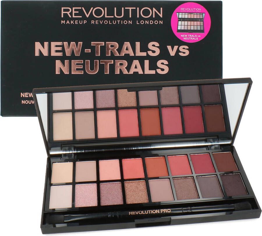 Makeup Revolution Oogschaduw Palette New-Reals VS Neutrals