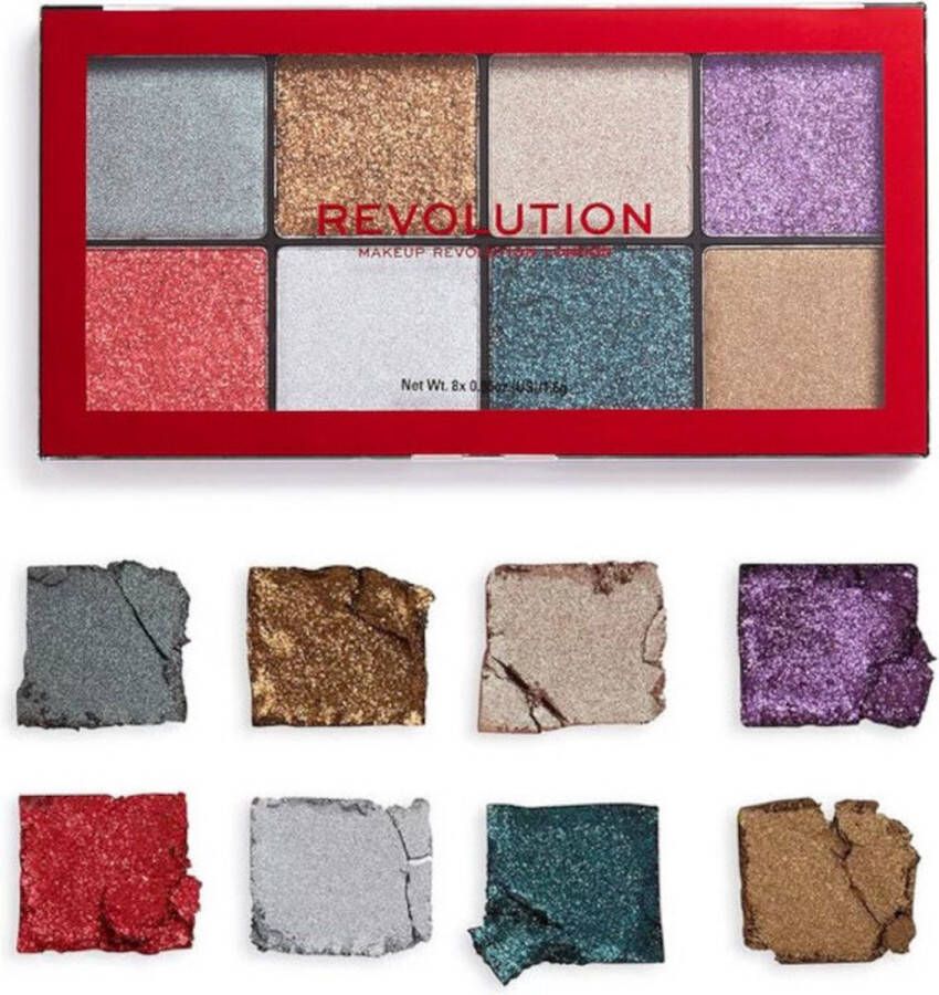 Makeup Revolution Posessed Glitter Oogschaduw Palette
