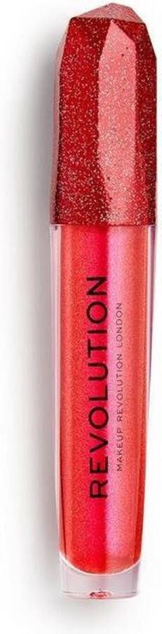 Makeup Revolution Precious Stone Glitter Lip Topper Ruby Crush