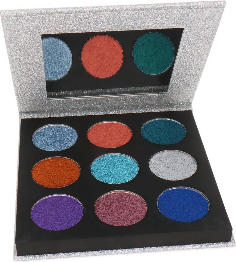 Makeup Revolution Pressed Glitter Oogschaduw Palette Illusion