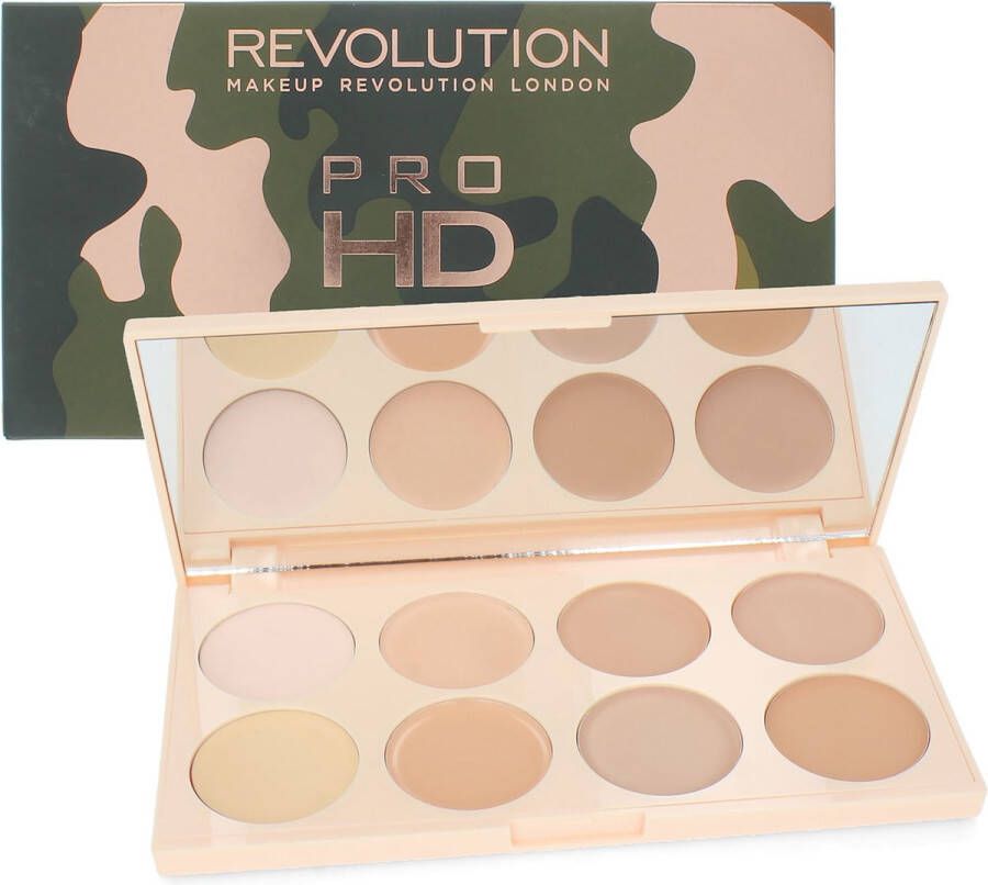 Makeup Revolution Pro HD Camouflage Cream Concealer Palette Light