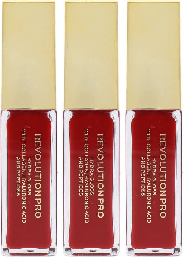 Makeup Revolution Pro Hydra Lipgloss Radiate (set van 3)