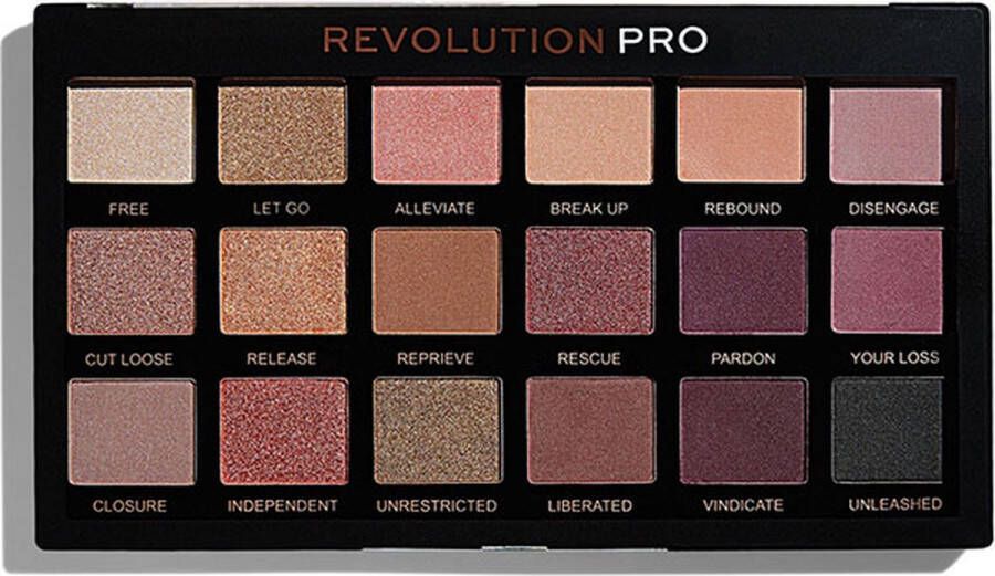 Makeup Revolution Pro Regeneration Oogschaduw Palette Unleashed (doosje met krasjes)