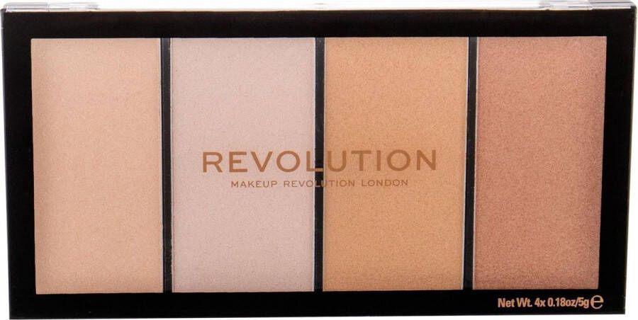 Makeup Revolution Re-Loaded Highlighter Palette Brightener Palette 20 G Lustre Lights Warm