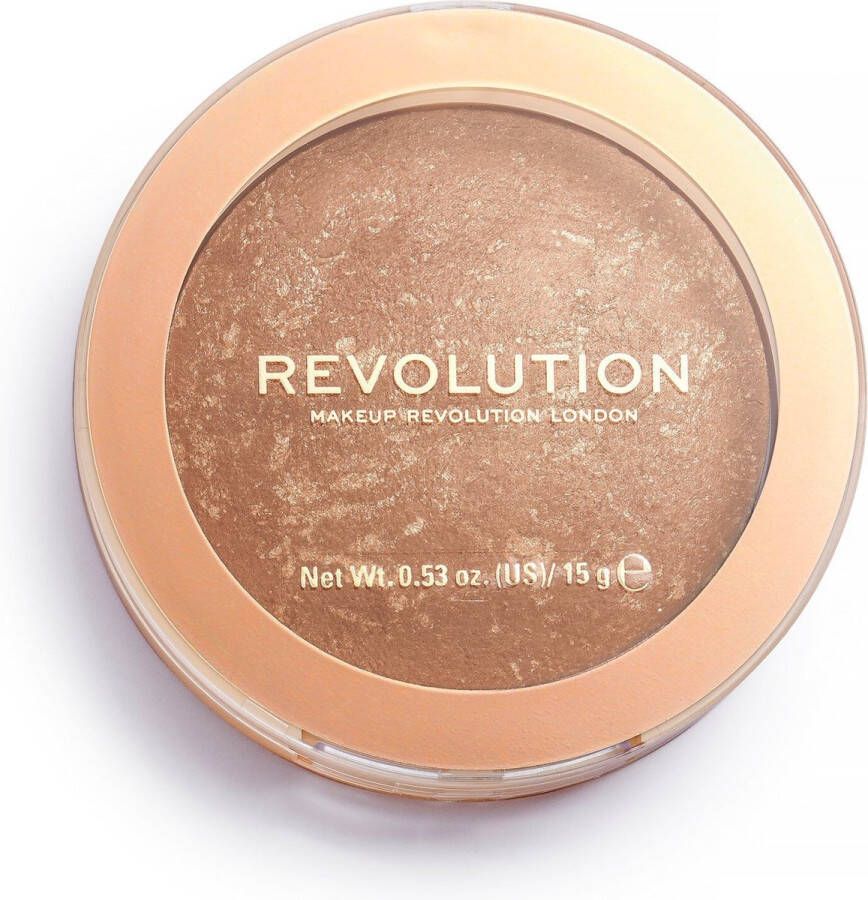 Makeup Revolution Re-Loaded Long Weekend Powder Bronzer Baked Bronzer 15 G