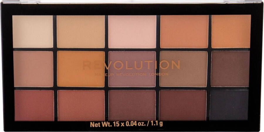 Makeup Revolution Re-Loaded Oogschaduw Palette Basic Mattes (doosje met krasjes)