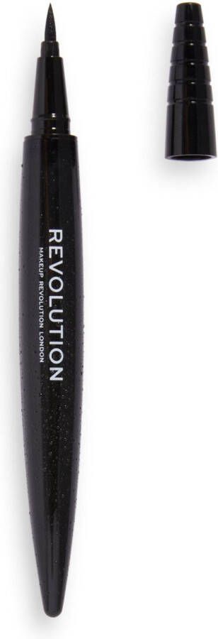 Makeup Revolution Renaissance Eyeliner Black Waterproof Zwart