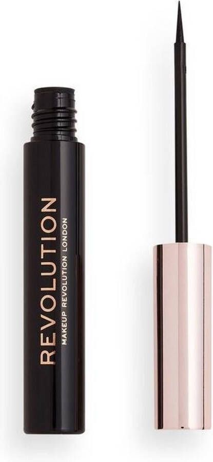 Makeup Revolution Super Flick Eyeliner 4.5 Ml Black