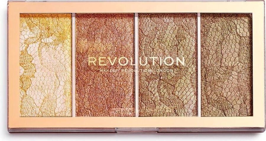 Makeup Revolution Vintage Lace Palette Highlighter Palette