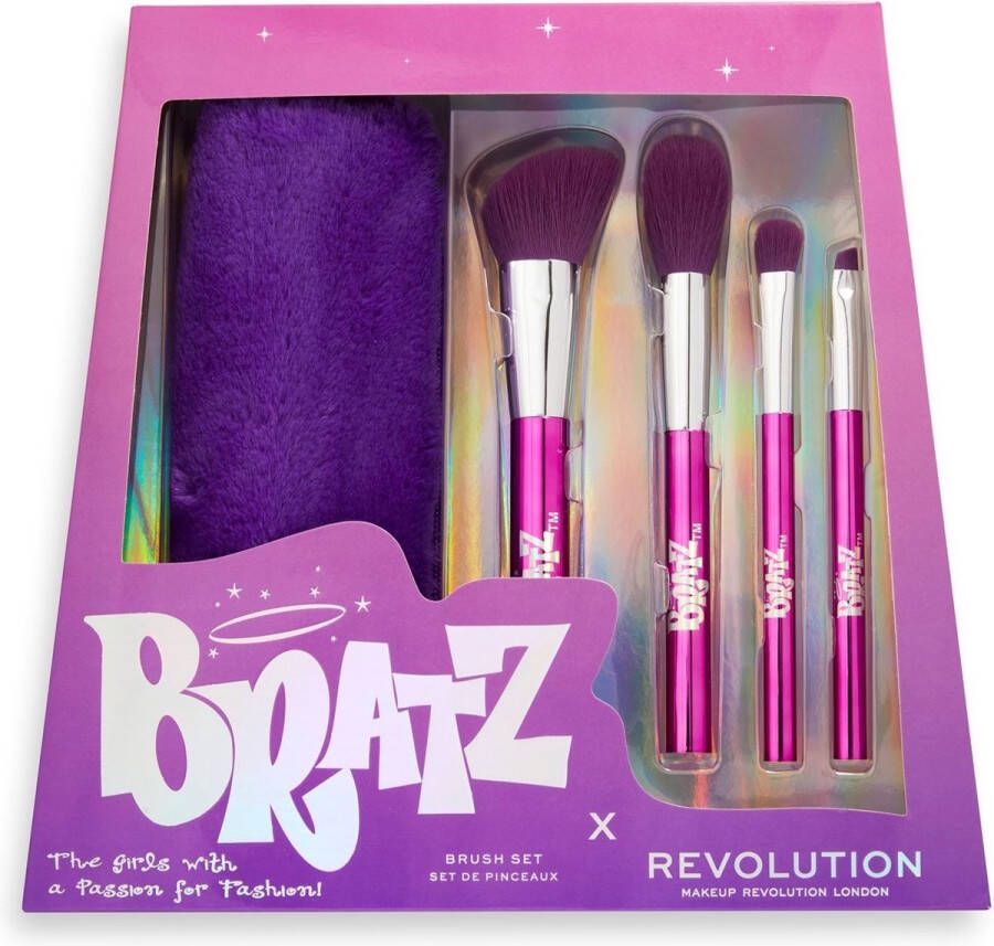 Makeup Revolution x Bratz Brush Set Make-up Kwasten (Cadeau) Set